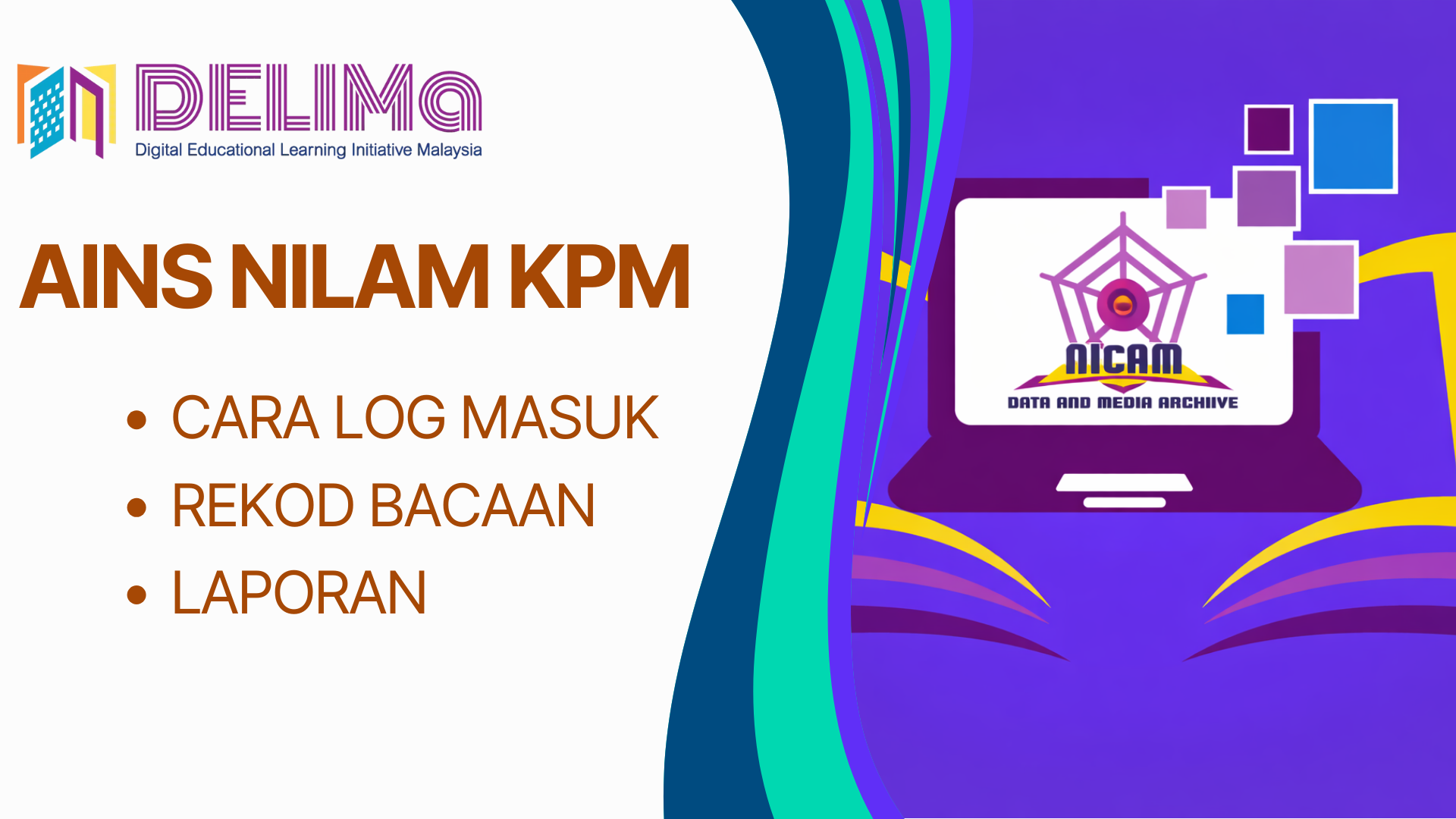 AINS NILAM KPM: Cara Log Masuk, Rekod Bacaan & Laporan