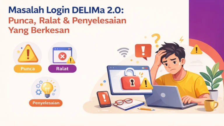 Masalah Login DELIMa 2.0: Punca, Ralat & Penyelesaian Yang Berkesan
