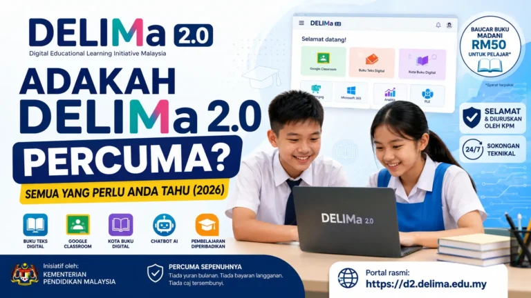 Adakah DELIMa 2.0 Percuma
