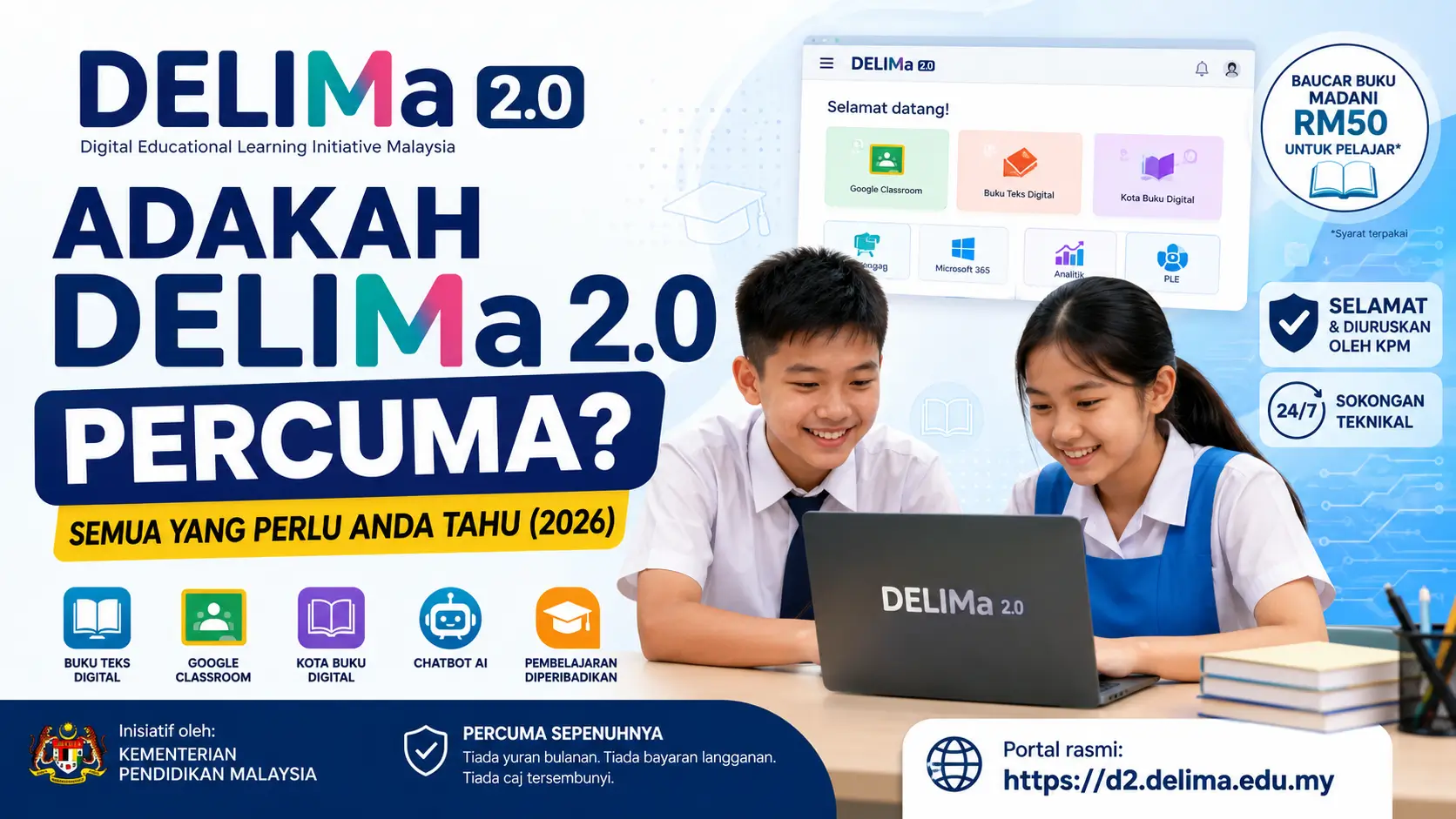 Adakah DELIMa 2.0 Percuma