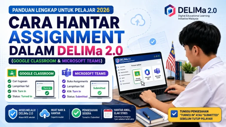 Cara Hantar Assignment dalam DELIMa 2.0