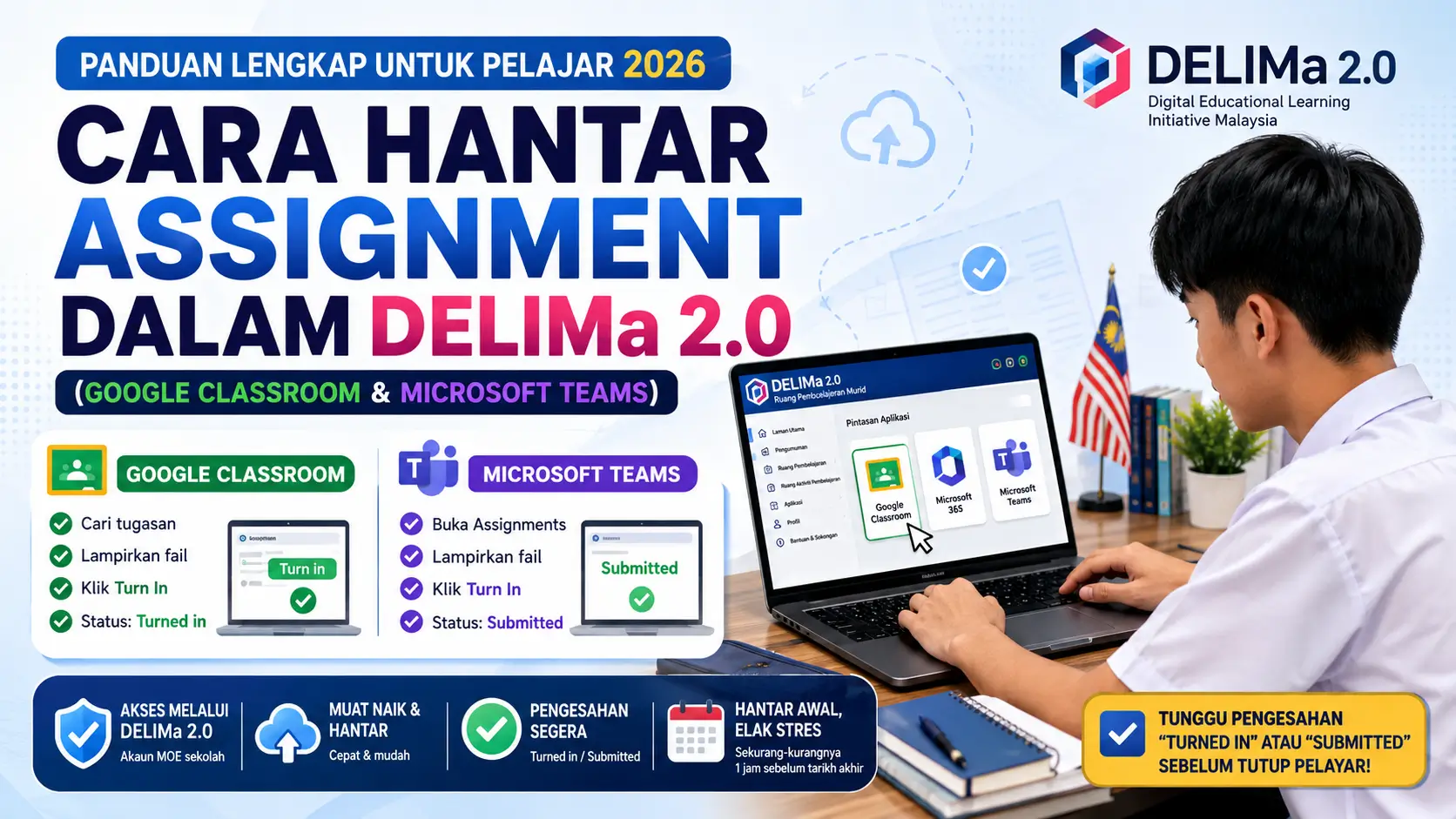 Cara Hantar Assignment dalam DELIMa 2.0